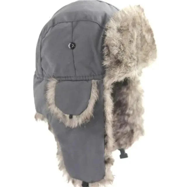Warm Hat Ear Flaps Cool New Fashion Full Covered Soft And Comfortable Windproof Outdoor Caps For Men Stevvex