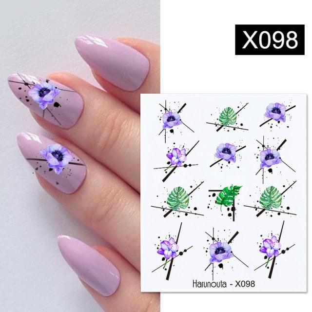 Water Nail Stickers Women Face Sketch Abstract Butterfly Image Sexy Girl Nail Art Decor Sliders Manicures For Nails Decoration Decal Self-Adhesive 3D Wave Design Decoration for Women Girls Tape Nail Art Stickers Decal Decoration