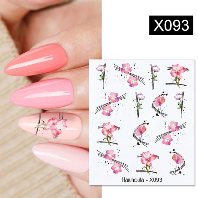 Water Nail Stickers Women Face Sketch Abstract Butterfly Image Sexy Girl Nail Art Decor Sliders Manicures For Nails Decoration Decal Self-Adhesive 3D Wave Design Decoration for Women Girls Tape Nail Art Stickers Decal Decoration