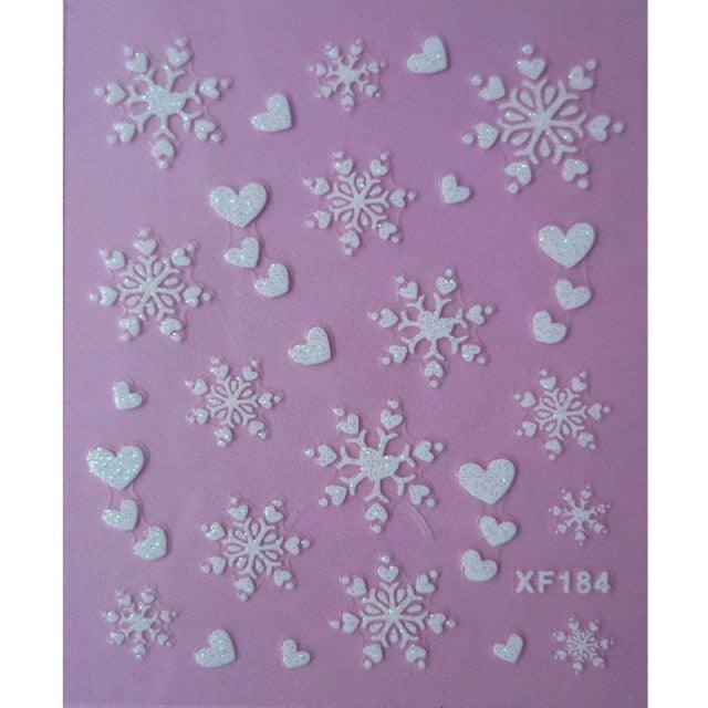 Waterproof Water Transfer Nails Art Sticker Fashion 3D Flower Design Girl And Women Manicure Tools Nail Decoration Decals Decorations Luxurious Nail Art Decoration White Feather Lace Flower Leaf Carving Design Exquisite Pattern Nail Art Supplies