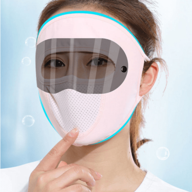 Windproof Anti Dust Face Mask Cycling Ski Breathable Masks Fleece Face Shield Hood Caps with HD Goggles Cycling Cap Balaclava  Skating Hat Motorbike Biker Racing Breather Mask Tactical Airsoft Cap Scarf Mask Ski Hat Spring Summer For Men Women Stevvex