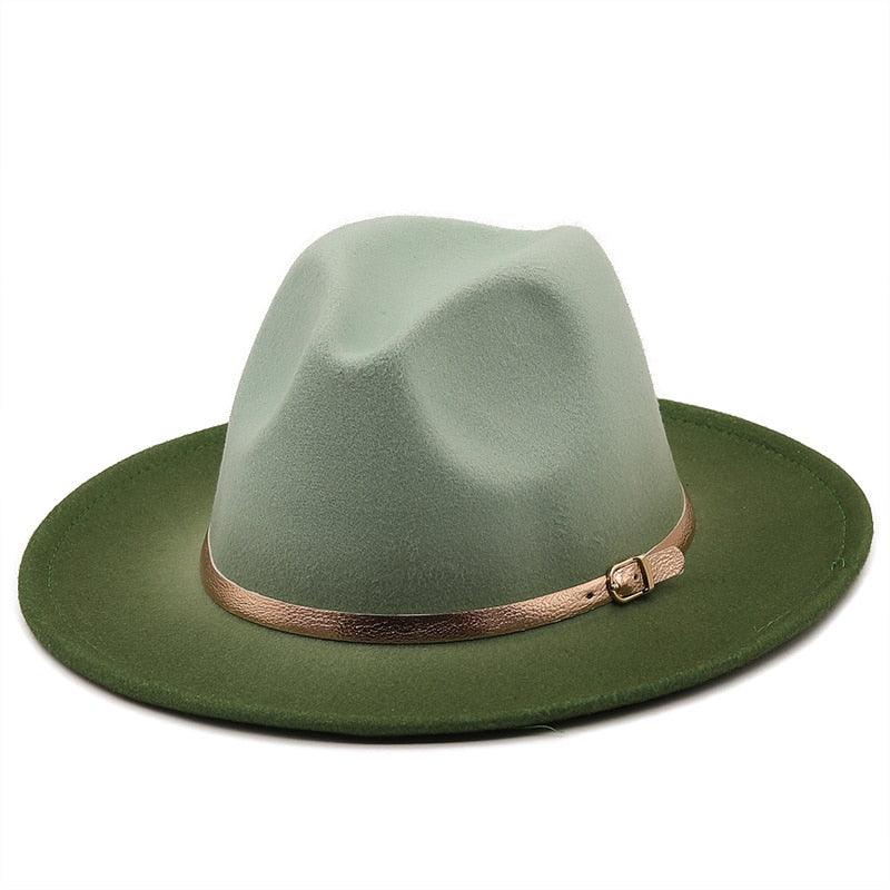Winter Autumn Polyester Men And Women Big Fedora Hat Jazz Top Hat Autumn and Winter Solid Color Comfortable Hat Wedding Hat Fedoras Jazz Hat Outdoor 2 Mixed Colors Hats Stevvex
