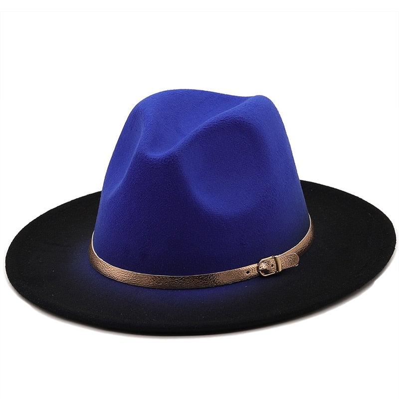 Winter Autumn Polyester Men And Women Big Fedora Hat Jazz Top Hat Autumn and Winter Solid Color Comfortable Hat Wedding Hat Fedoras Jazz Hat Outdoor 2 Mixed Colors Hats Stevvex