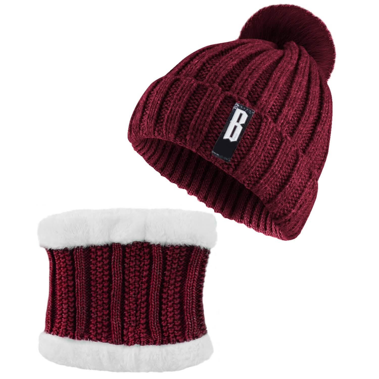 Winter Beanie Hat Scarf Set for Women DailySale
