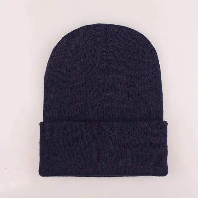 Winter Beanie Hats For Men And Women One Size Beanies Knitted Solid Cool Hat Girls Autumn Female Beanie Warm Comfortable Soft Casual Cap For Cold Weather Stevvex