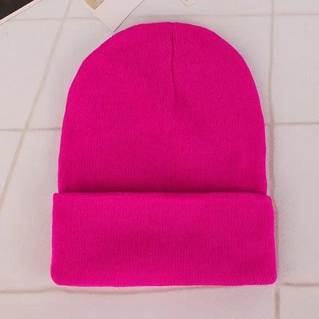 Winter Beanie Hats For Men And Women One Size Beanies Knitted Solid Cool Hat Girls Autumn Female Beanie Warm Comfortable Soft Casual Cap For Cold Weather Stevvex