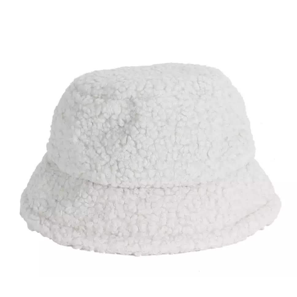 Winter Bucket Hat Women Warm Hats Vintage Faux Fur Fisherman Cap DailySale