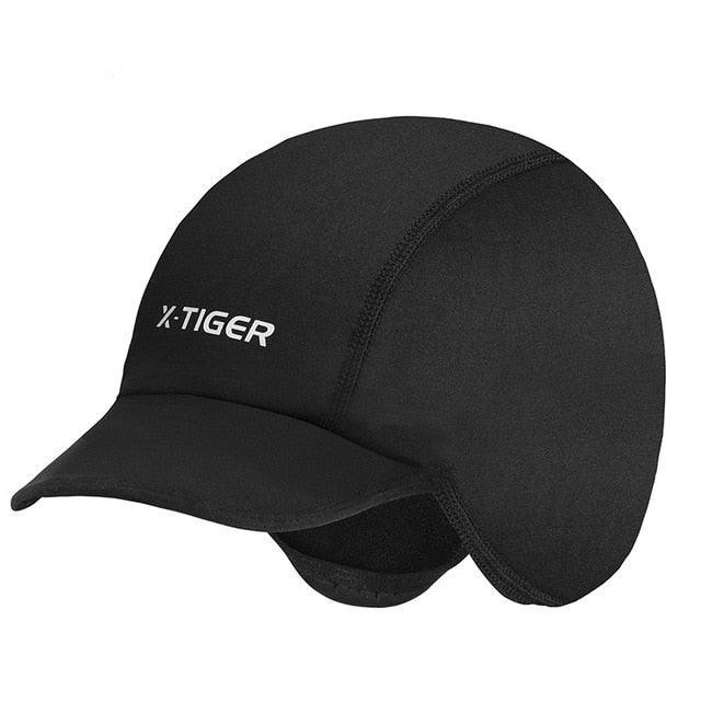 Winter Cycling Cap Windproof Thermal Ski Cap Running Skiing Motorcycle Riding Hat Men Women Bike Cycling Headwear Winter Cycling Caps for Men Women Windproof Cycling Hat with Sun Visor Under Helmet Liner Black Stevvex