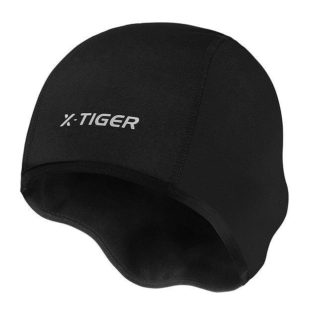 Winter Cycling Cap Windproof Thermal Ski Cap Running Skiing Motorcycle Riding Hat Men Women Bike Cycling Headwear Winter Cycling Caps for Men Women Windproof Cycling Hat with Sun Visor Under Helmet Liner Black Stevvex