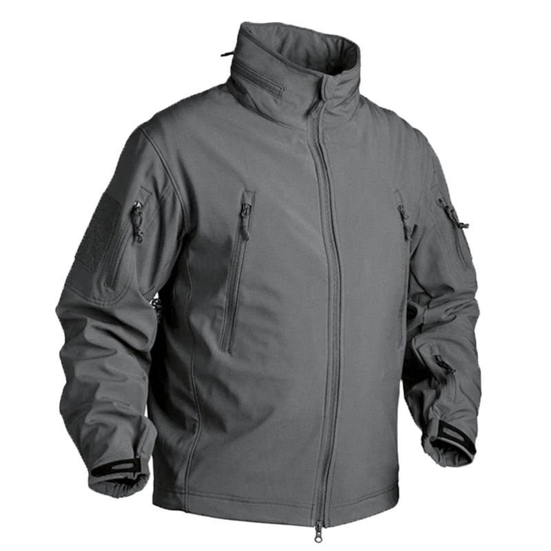 Winter Fleece Jacket Men Soft Waterproof Camouflage Coat Tactical Hiking Jackets Uniform Thermal Fleece Jacket Men Casual Clothing Climbing Warm Jacket Workout Outdoor Windbreaker Clothing Stevvex
