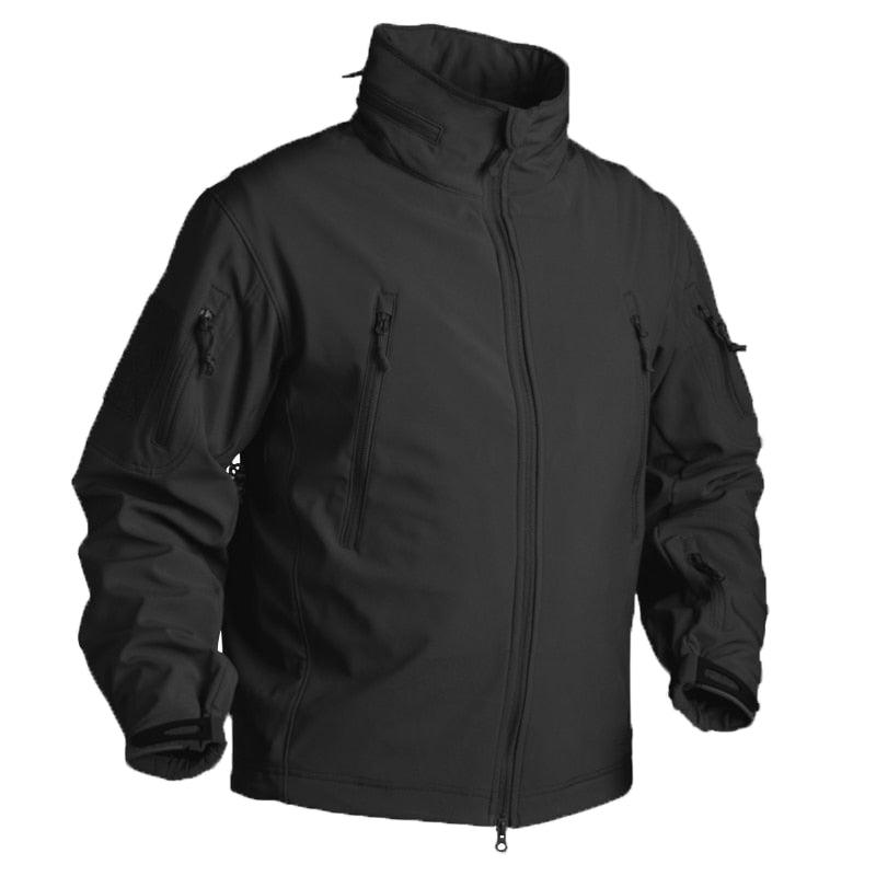 Winter Fleece Jacket Men Soft Waterproof Camouflage Coat Tactical Hiking Jackets Uniform Thermal Fleece Jacket Men Casual Clothing Climbing Warm Jacket Workout Outdoor Windbreaker Clothing Stevvex