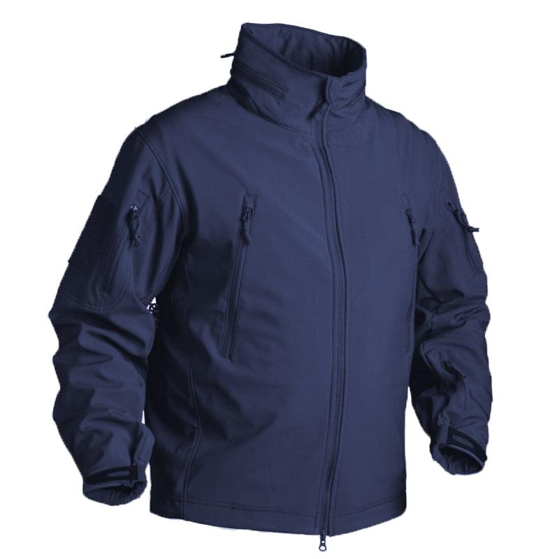 Winter Fleece Jacket Men Soft Waterproof Camouflage Coat Tactical Hiking Jackets Uniform Thermal Fleece Jacket Men Casual Clothing Climbing Warm Jacket Workout Outdoor Windbreaker Clothing Stevvex