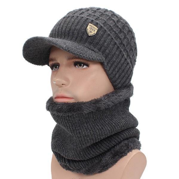 Winter Hat Skellies Beanies Hats Winter Beanies For Men Women Wool Scarf Caps Balaclava Mask Gorgas Bonnet Knitted Hat Set Outdoor Sport Warm Beanies Hat For Men Knitted Hats Bandana Hiking Camping Kid Neck Warmer Cap Stevvex