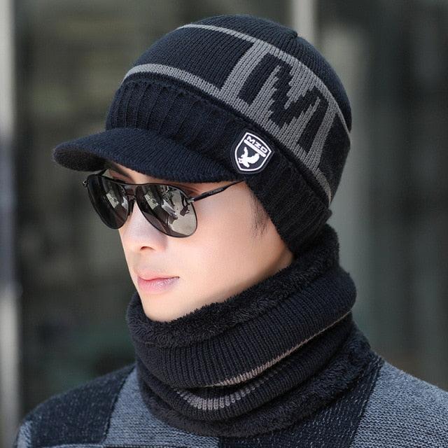 Winter Hat Skellies Beanies Hats Winter Beanies For Men Women Wool Scarf Caps Balaclava Mask Gorgas Bonnet Knitted Hat Sport Warm Beanies Hat For Men Knitted Hats Bandana Hiking Camping Kid Neck Warmer Cap Stevvex