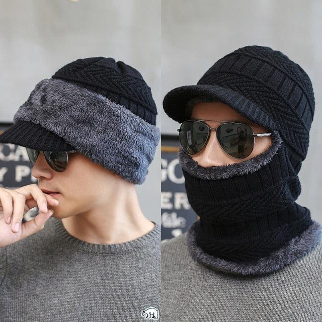 Winter Hat Skellies Beanies Hats Winter Beanies For Men Women Wool Scarf Caps Balaclava Mask Gorgas Bonnet Knitted Hat Sport Warm Beanies Hat For Men Knitted Hats Bandana Hiking Camping Kid Neck Warmer Cap Stevvex