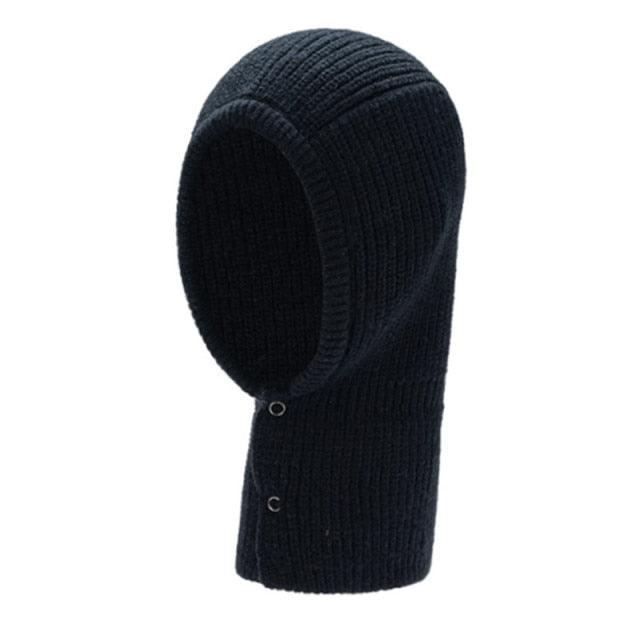 Winter Hat Skullies Beanies Hats Men Women Scarf Warm Breathable Hood Knitted Hat Caps Balaclava Mask Gorras Bonnet Knitted Hat Face Hooded Cowl Neckerchief with Drawstring Soft Balaclava Pullover Knitted Beanie for Adults Men Women Ski Caps Stevvex