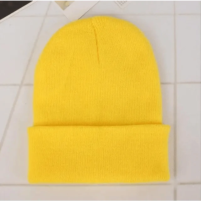 Winter Hats for Women Men New Beanies Knitted Solid Cool Hat Girls Autumn Female Beanie Warm Casual Cap For Winter Comfortable Soft Daily Slouchy Beanies Stylish Cool Hats For Girls And Boys Stevvex
