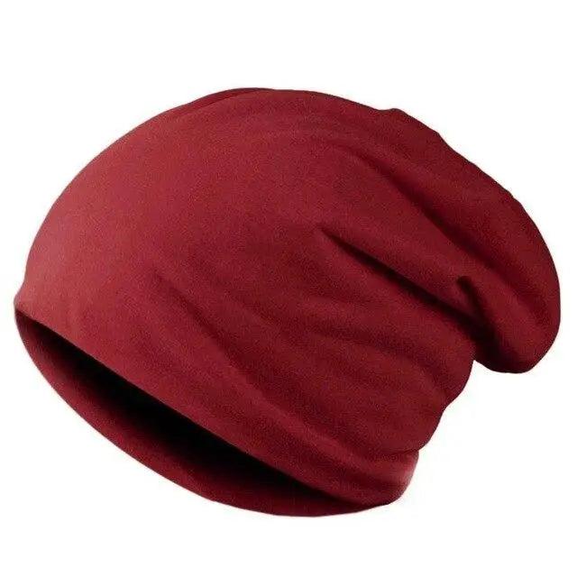 Winter Warm Hats For Women Casual Stacking Knitted  Caps Men Hats Solid Color Hip Hop Unisex Female Beanies For Winter Men Women Baggy Beanie Knit Hats Warm Winter Knit Hat Stevvex