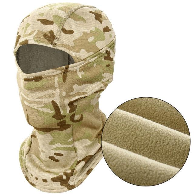 Winter Warmer Fleece Tactical Balaclava Full Face Mask Ski Paintball Running Hunting Hiking Cycling Sports Snowboard Scarf Men Motocross Summer Men Face Scarf Mask Sunscreen Dustproof Army Cycling Hunting Fishing Tactical Airsoft Hat Stevvex