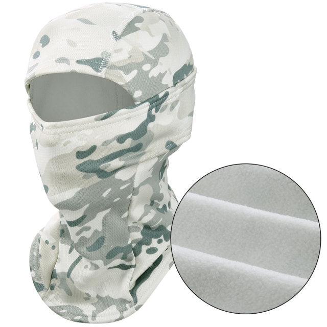 Winter Warmer Fleece Tactical Balaclava Full Face Mask Ski Paintball Running Hunting Hiking Cycling Sports Snowboard Scarf Men Motocross Summer Men Face Scarf Mask Sunscreen Dustproof Army Cycling Hunting Fishing Tactical Airsoft Hat Stevvex