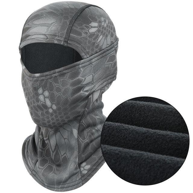Winter Warmer Fleece Tactical Balaclava Full Face Mask Ski Paintball Running Hunting Hiking Cycling Sports Snowboard Scarf Men Motocross Summer Men Face Scarf Mask Sunscreen Dustproof Army Cycling Hunting Fishing Tactical Airsoft Hat Stevvex