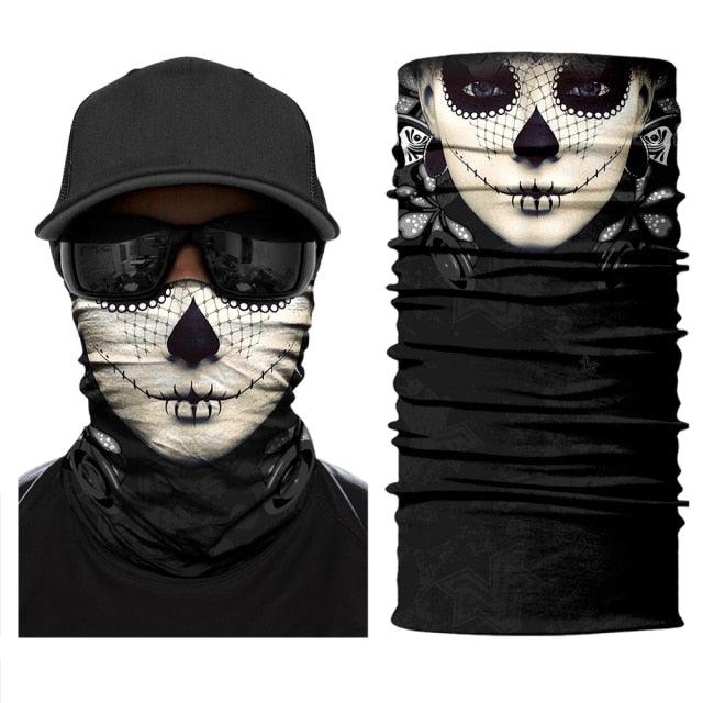 Women Balaclava Neck Gaiter Tubular Buff Bandana Scarf Headgear Bicycle Half Mask Face Cover Venom Headband Summer Men Beanie Hat Windproof Head Scarves Neck Warmer Cycling Camping Hiking Men Women Fashion Magic Scarves Turban Outdoor Headband Stevvex