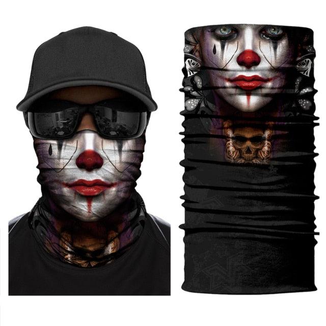 Women Balaclava Neck Gaiter Tubular Buff Bandana Scarf Headgear Bicycle Half Mask Face Cover Venom Headband Summer Men Beanie Hat Windproof Head Scarves Neck Warmer Cycling Camping Hiking Men Women Fashion Magic Scarves Turban Outdoor Headband Stevvex