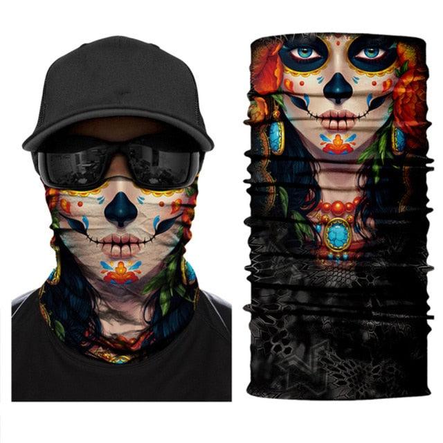 Women Balaclava Neck Gaiter Tubular Buff Bandana Scarf Headgear Bicycle Half Mask Face Cover Venom Headband Summer Men Beanie Hat Windproof Head Scarves Neck Warmer Cycling Camping Hiking Men Women Fashion Magic Scarves Turban Outdoor Headband Stevvex