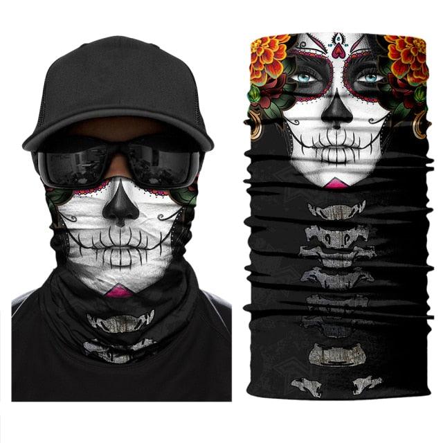 Women Balaclava Neck Gaiter Tubular Buff Bandana Scarf Headgear Bicycle Half Mask Face Cover Venom Headband Summer Men Beanie Hat Windproof Head Scarves Neck Warmer Cycling Camping Hiking Men Women Fashion Magic Scarves Turban Outdoor Headband Stevvex