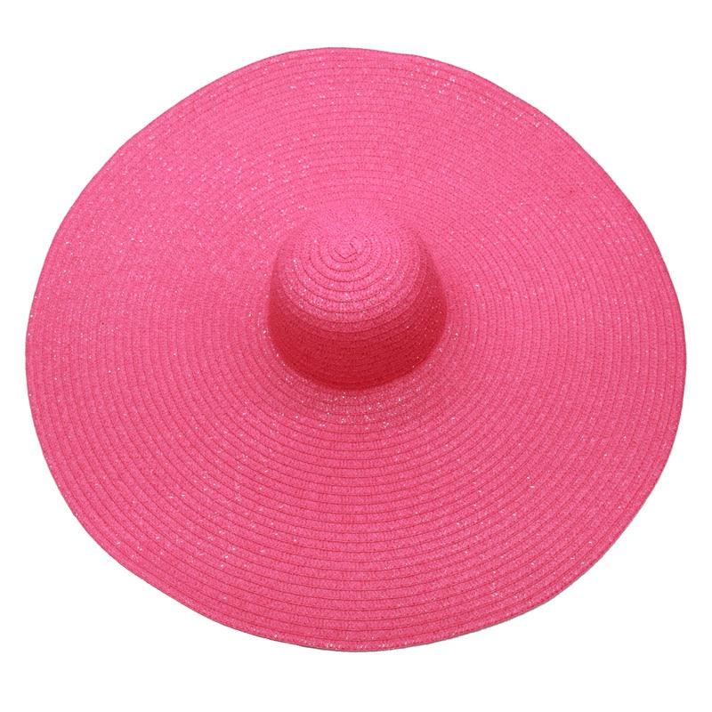 Women Oversized Foldable Summer Large Wide Hat Beach Straw Hat Cute Sun Cap Retro Foldable Handmade Big Hats Ladies UV Protection Hat Vintage Summer Sun Beach Hats Stevvex