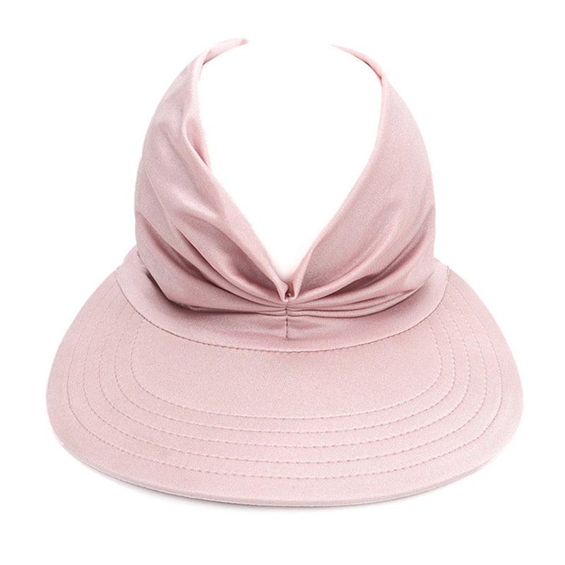 Women Sun Visor Summer Hat Women Anti-ultraviolet Hat Women's Elegant Simple Hat Classic Women's Hat Hollow Top Hat Elastic Hollow Top Hat Outdoor Quick-drying Sun Hat Summer Beach Hat Stevvex