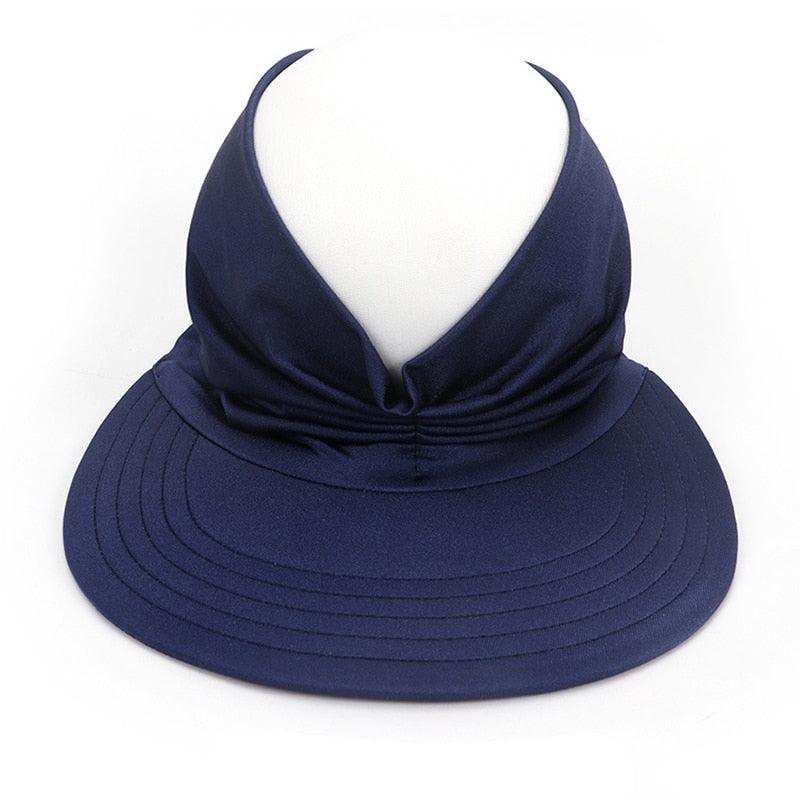 Women Sun Visor Summer Hat Women Anti-ultraviolet Hat Women's Elegant Simple Hat Classic Women's Hat Hollow Top Hat Elastic Hollow Top Hat Outdoor Quick-drying Sun Hat Summer Beach Hat Stevvex