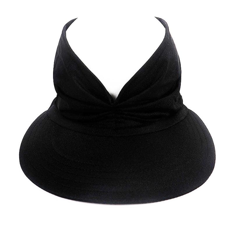 Women Sun Visor Summer Hat Women Anti-ultraviolet Hat Women's Elegant Simple Hat Classic Women's Hat Hollow Top Hat Elastic Hollow Top Hat Outdoor Quick-drying Sun Hat Summer Beach Hat Stevvex