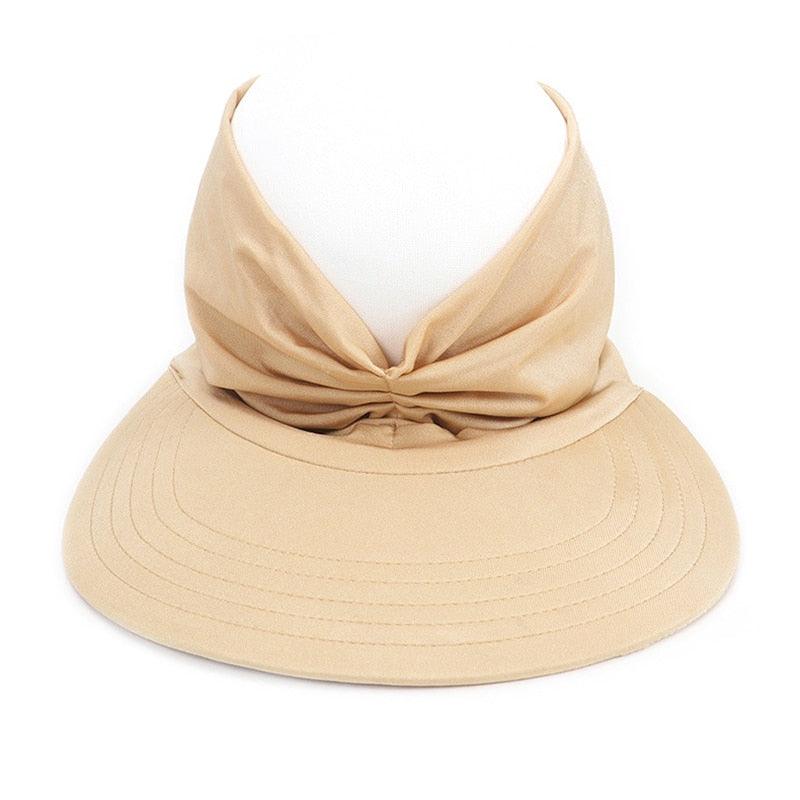 Women Sun Visor Summer Hat Women Anti-ultraviolet Hat Women's Elegant Simple Hat Classic Women's Hat Hollow Top Hat Elastic Hollow Top Hat Outdoor Quick-drying Sun Hat Summer Beach Hat Stevvex