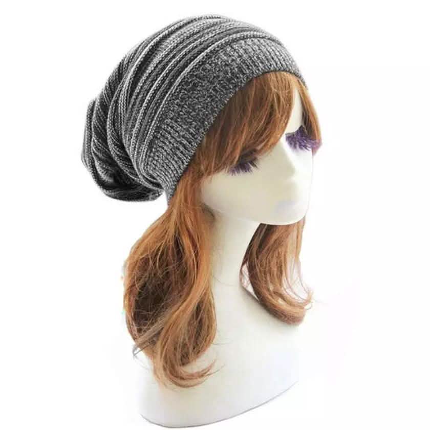 Women Winter Baggy Beanie Oversized Knitted Crochet Ski Hat Slouch Cap DailySale