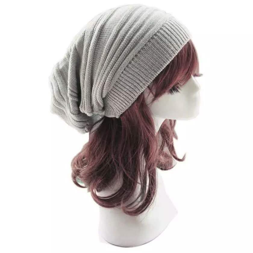 Women Winter Baggy Beanie Oversized Knitted Crochet Ski Hat Slouch Cap DailySale