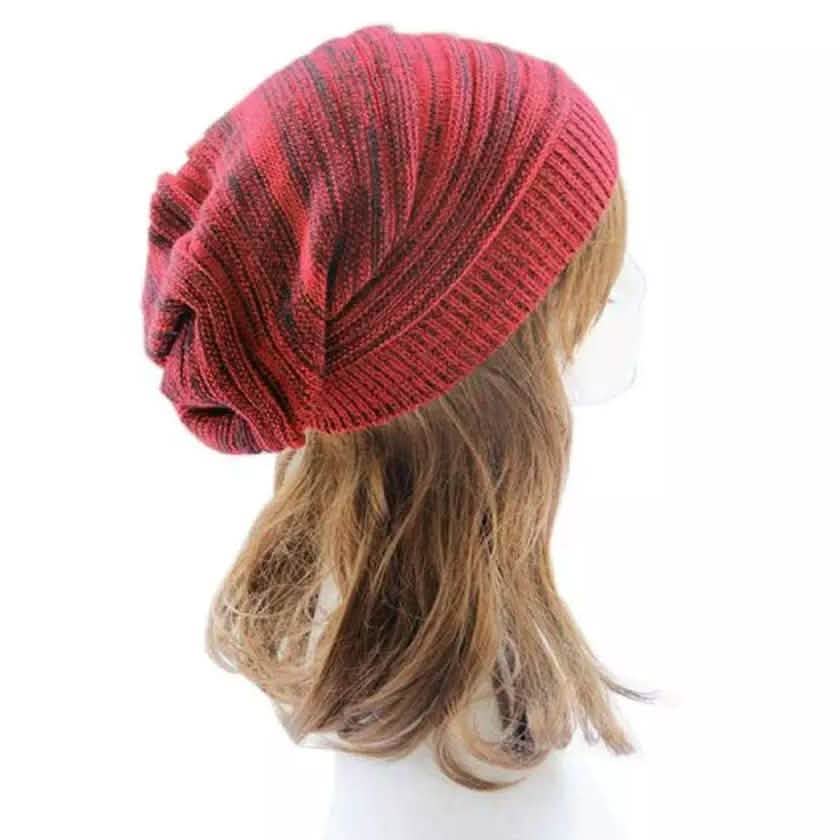 Women Winter Baggy Beanie Oversized Knitted Crochet Ski Hat Slouch Cap DailySale