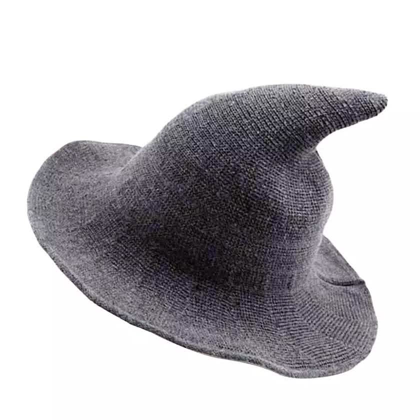 Women Winter Warm Knitted Wool Witch Hat Cap DailySale