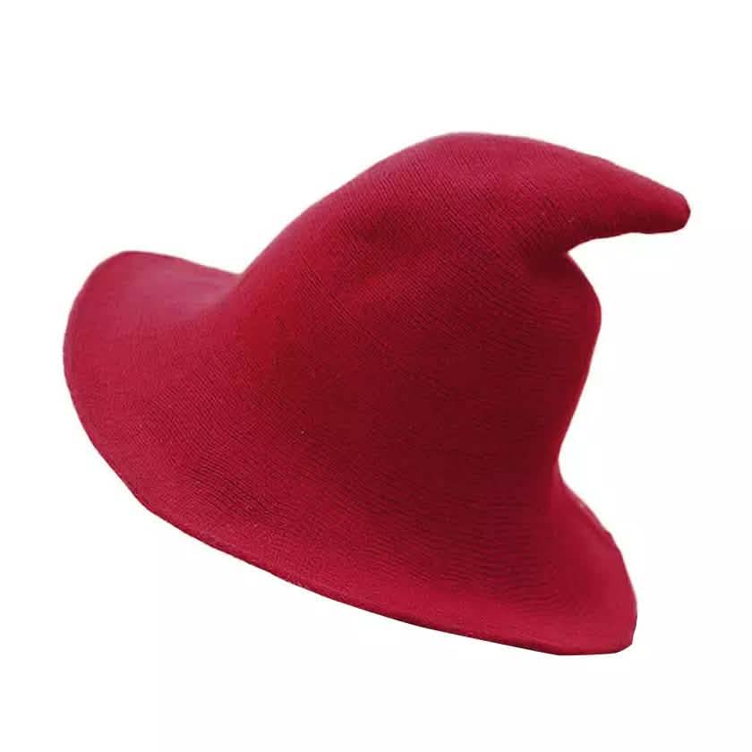 Women Winter Warm Knitted Wool Witch Hat Cap DailySale