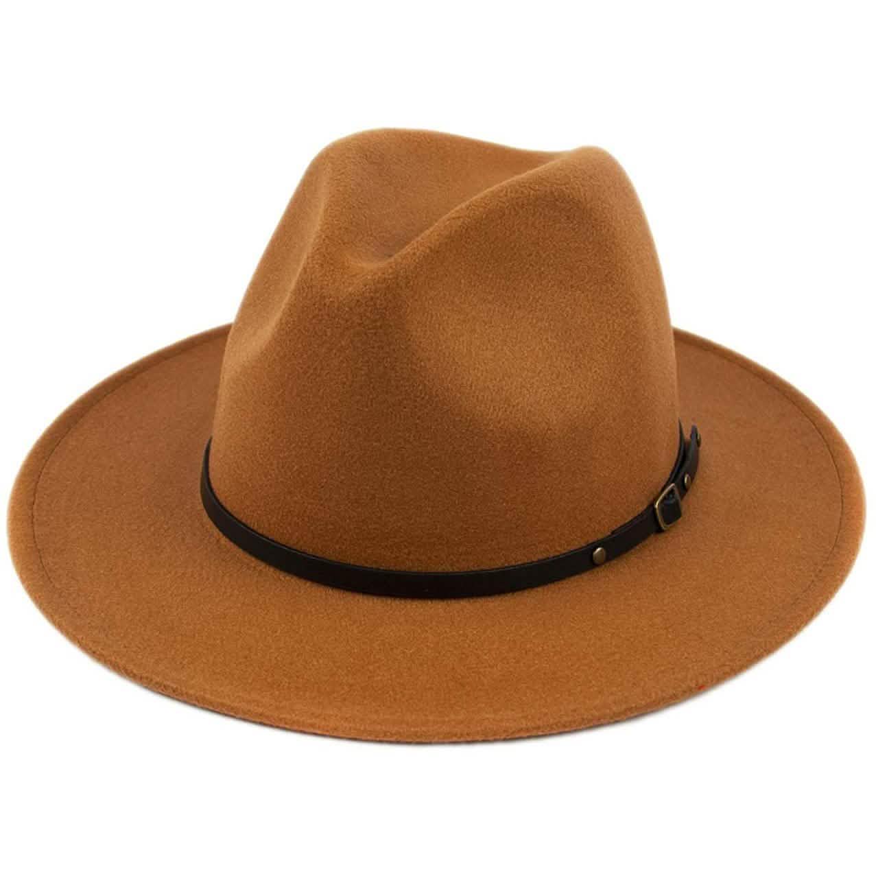Womens Classic Wide Brim Floppy Panama Hat DailySale