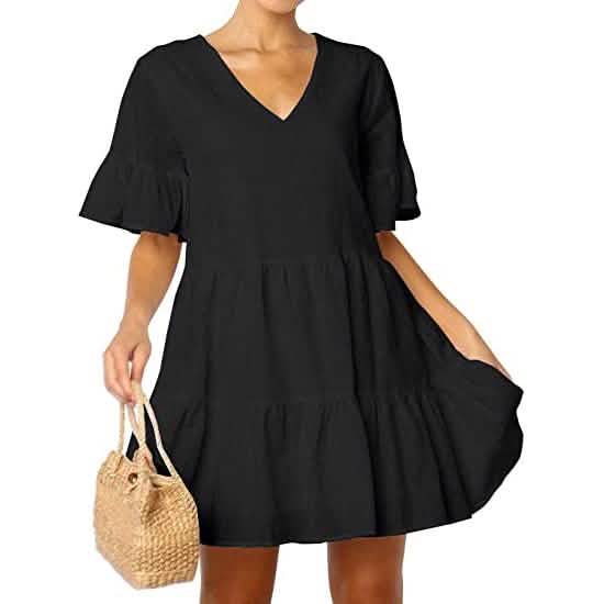 Women’s Cute Shift Dress with Pockets DailySale