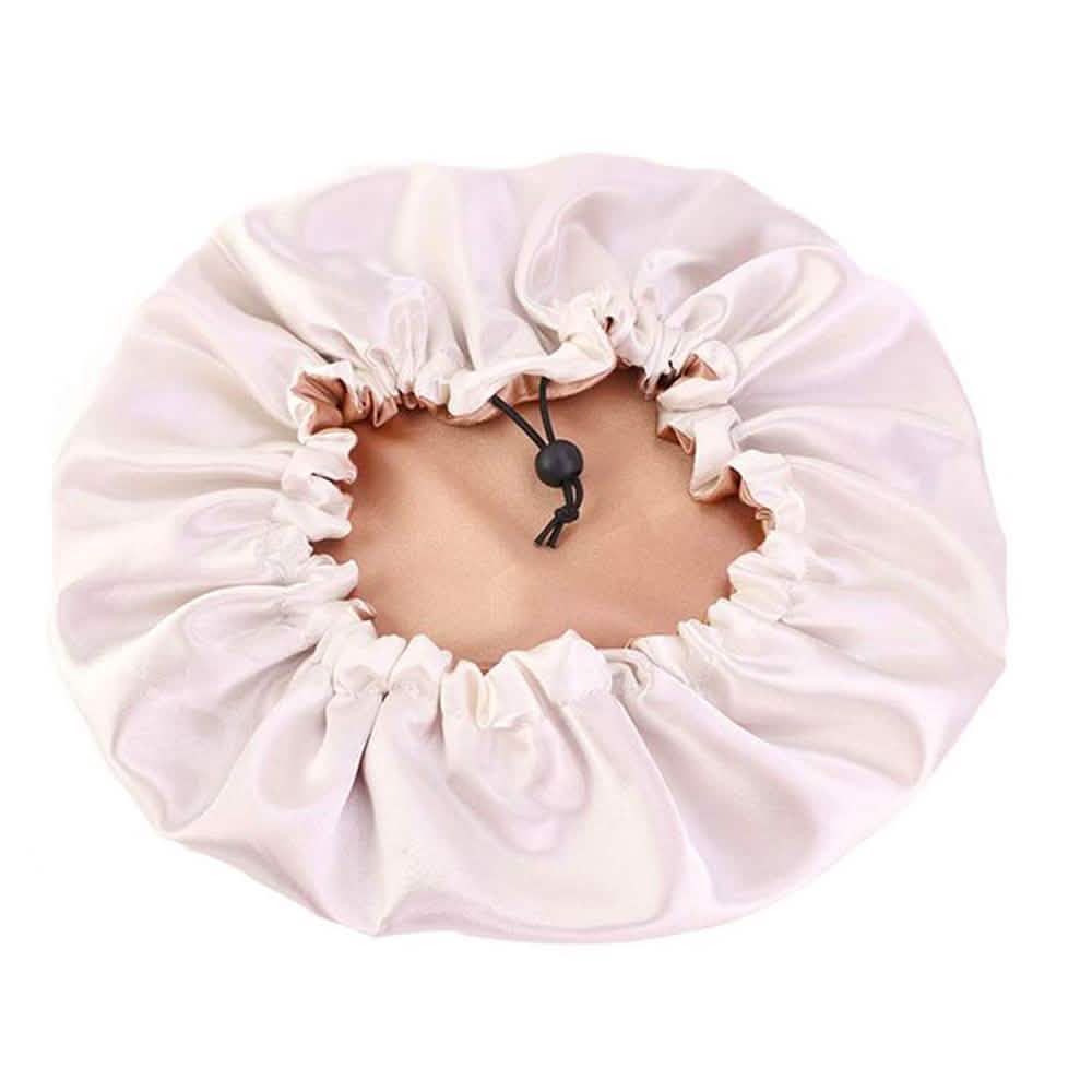 Women's Double Layer Reversible Silky Satin Headscarf Sleeping Bonnet Hat Headband DailySale