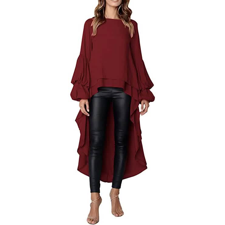 Women's Lantern Long Sleeve Casual Top DailySale