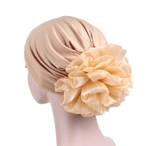 Women's Milk Silk Flower Turban DailySale