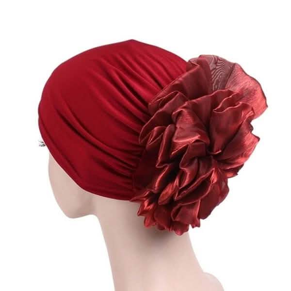 Women's Milk Silk Flower Turban DailySale