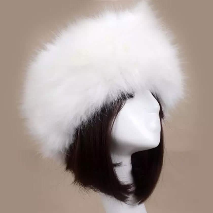 Women's Russian Faux Fluffy Fox Fur Hat DailySale