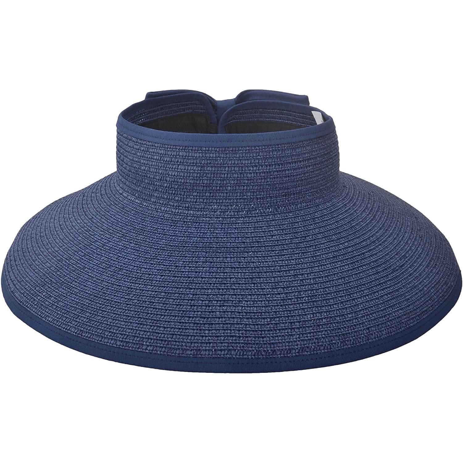Women's Wide Brim Roll-up Straw Sun Hat Sun Visor DailySale