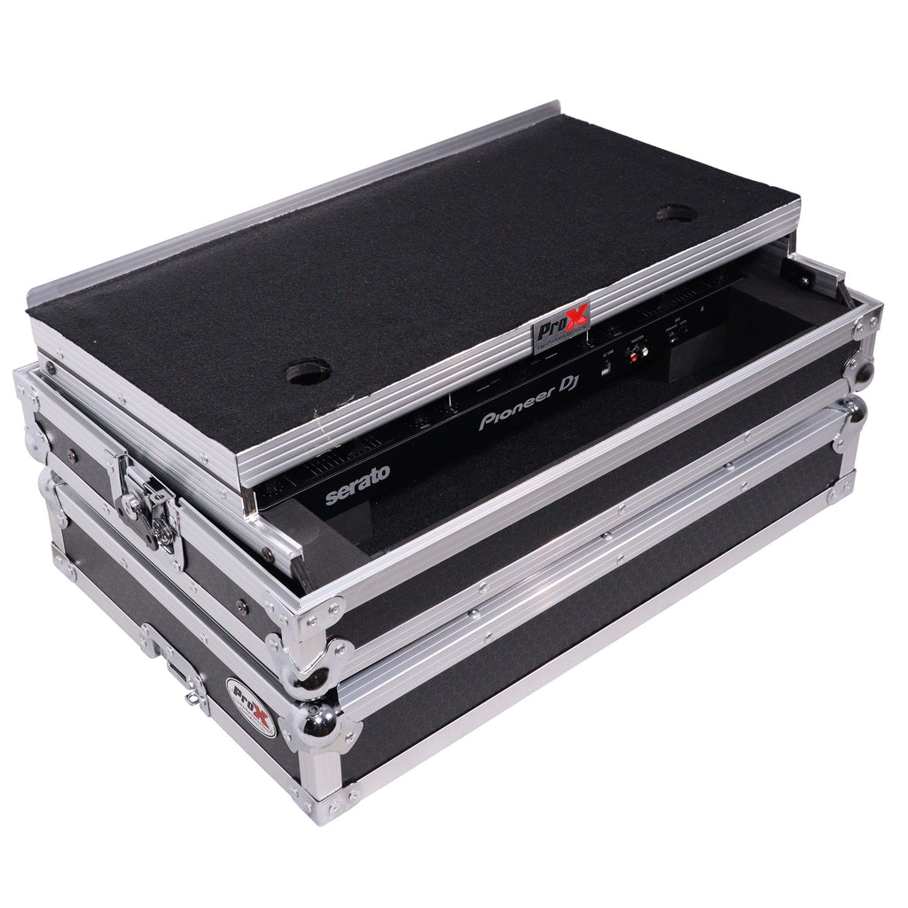 ProX X-DDJREV1LT - ATA Flight Case For Pioneer DDJ-REV1 DJ Controller with Laptop Shelf The DJ Hookup