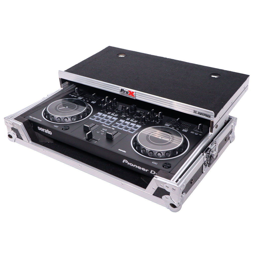 ProX X-DDJREV1LT - ATA Flight Case For Pioneer DDJ-REV1 DJ Controller with Laptop Shelf The DJ Hookup