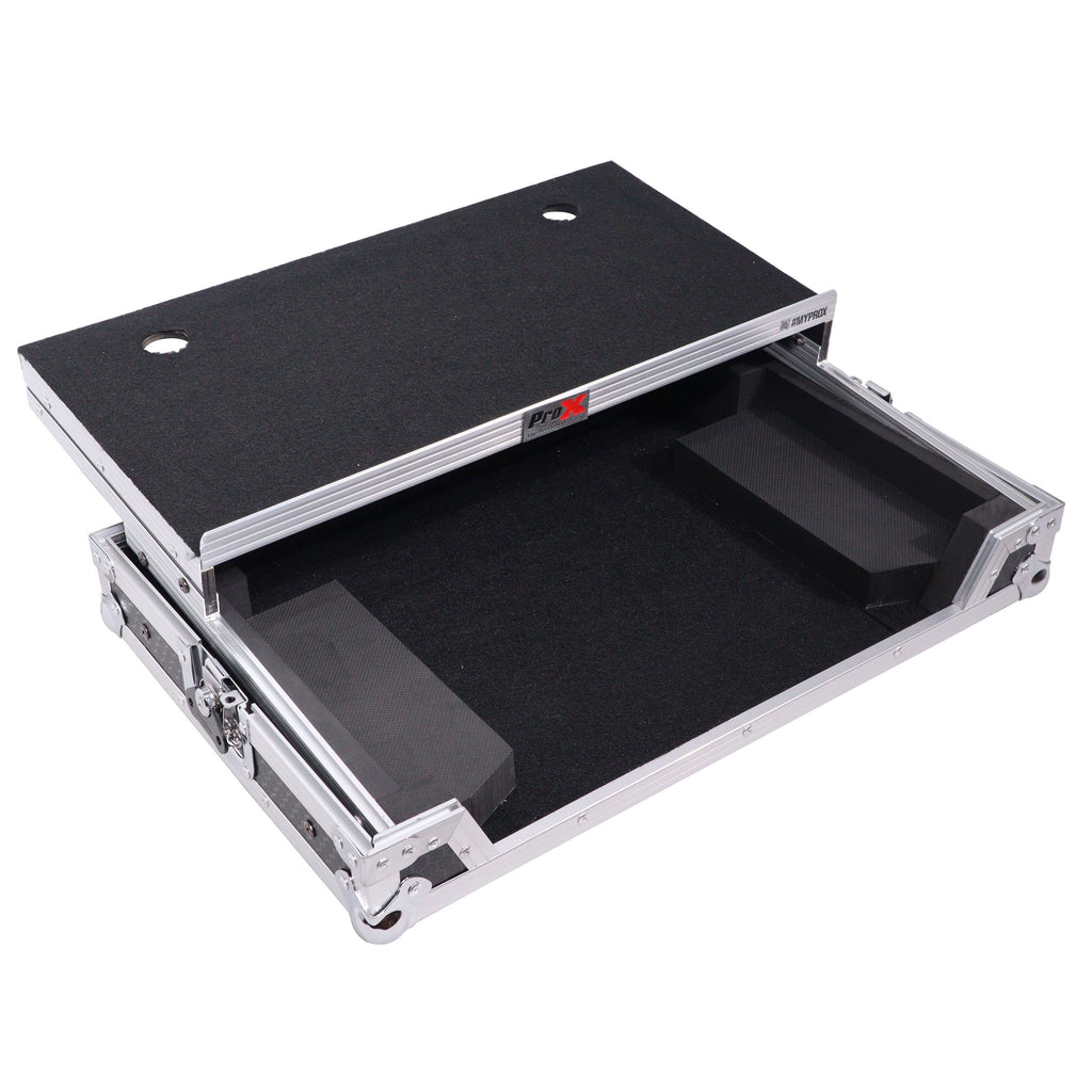 ProX X-DDJREV1LT - ATA Flight Case For Pioneer DDJ-REV1 DJ Controller with Laptop Shelf The DJ Hookup